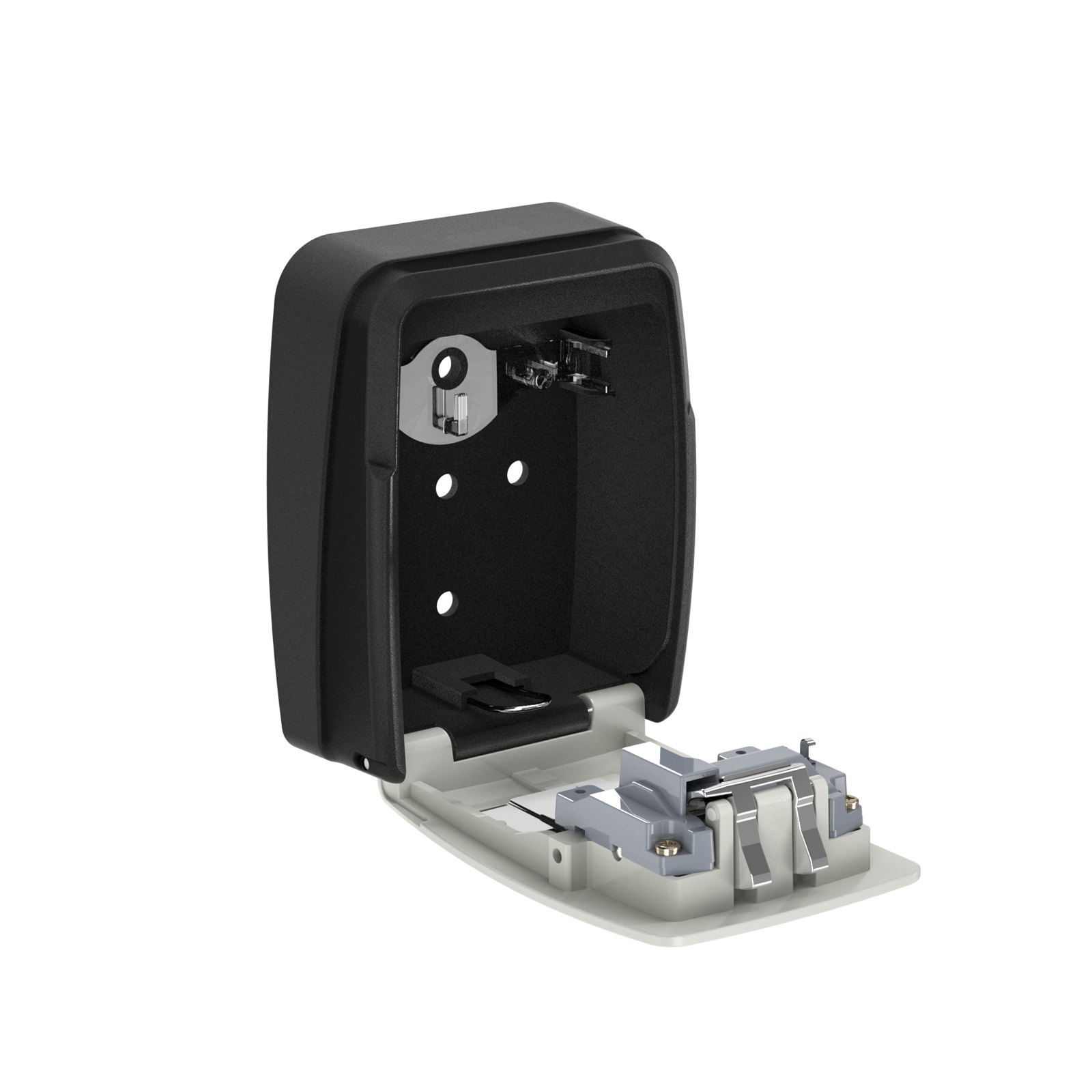 CH-858 open key compartment and mounting points
