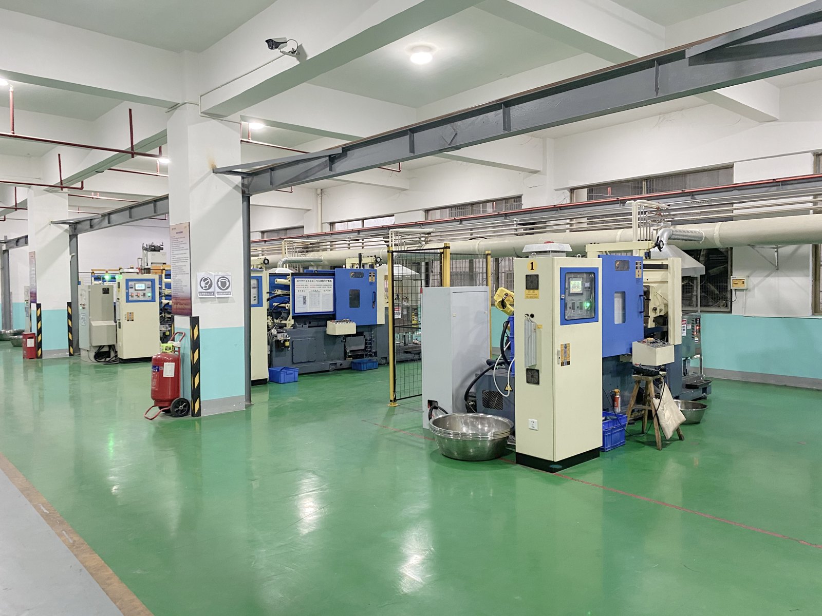 Die-casting equipment at the Changhao factory