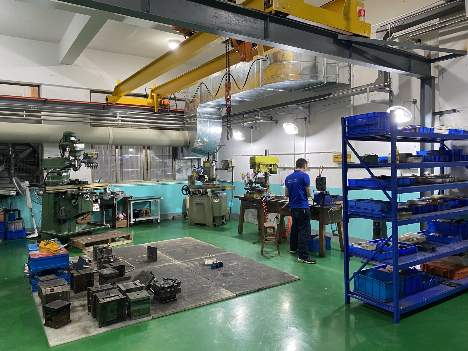 Tooling repair workshop at the Changhao factory